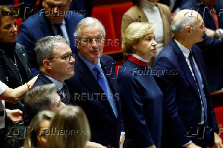 Questions to the government session at the National Assembly in Paris