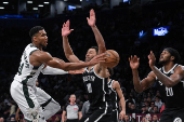 NBA: Milwaukee Bucks at Brooklyn Nets