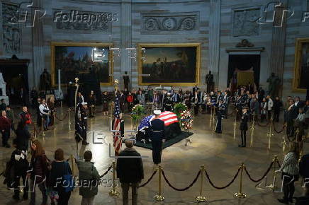 Former President Jimmy Carter lies in state in US Capitol