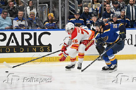 NHL: Calgary Flames at St. Louis Blues