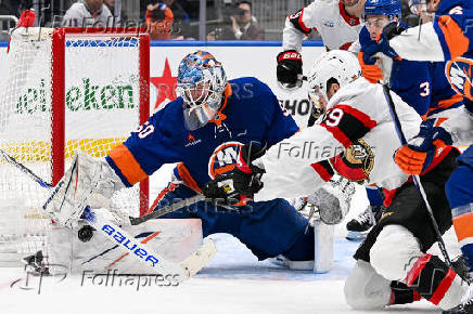 NHL: Ottawa Senators at New York Islanders