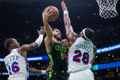 NBA: Philadelphia 76ers at Boston Celtics