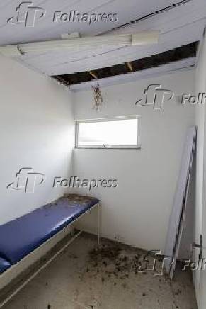 Sala de curativo na UBS Massacar, em Euclides da Cunha (BA)