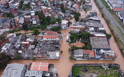 Folhapress Fotos Chuva Intensa Causou Pontos De Alagamento Em