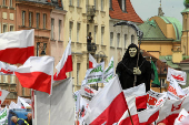 Polish farmers protest against EU's Green Deal ahead of EU parliamentary elections, in Warsaw