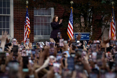 FILE PHOTO: The Wider Image - Behind the curtains: scenes from the US election