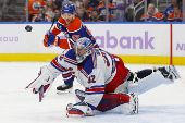 NHL: New York Rangers at Edmonton Oilers