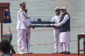 Three Indian Navy warships commissioned in Mumbai