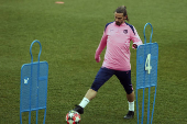 Entrenamiento del Atltico de Madrid