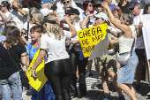 Manifestao por bairros mais seguro da zona sul de SP