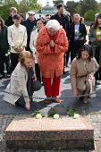 German Ministers visit a former Nazi concentration camp in Oranienburg