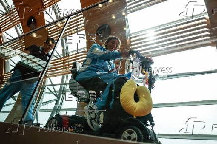 Argentinian Paralympics delegation leave Paris