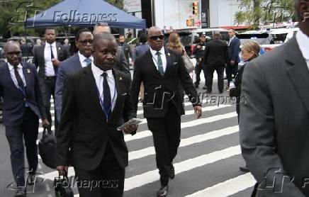 Alguns chefes de Estado chegam para a 79 Assembleia Geral da ONU em Nova York.