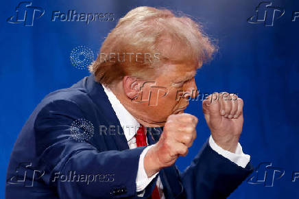 Republican presidential nominee and former U.S. President Donald Trump campaigns in Fayetteville, North Carolina