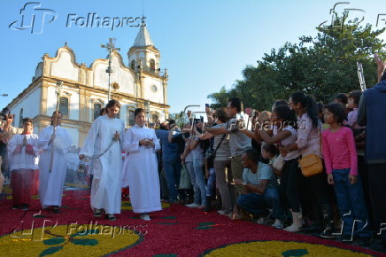 Celebrao de Corpus Christi em Santana do Parnaba, SP