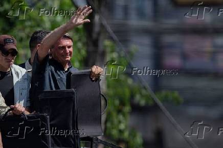 Bolsonaro faz comcio em So Joo do Meriti (RJ)