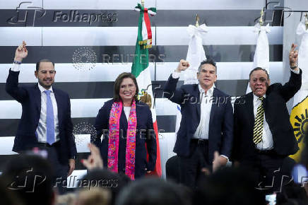 Folhapress - Fotos - Opposition Candidate Xochitl Galvez Registers As A ...