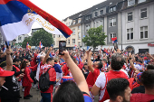 Euro 2024 - Fans gather before Serbia v England