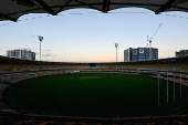 A view of the Brisbane Cricket Ground