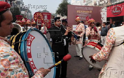 Sikh Religious procession to mark major Sikh festival Gurupurab