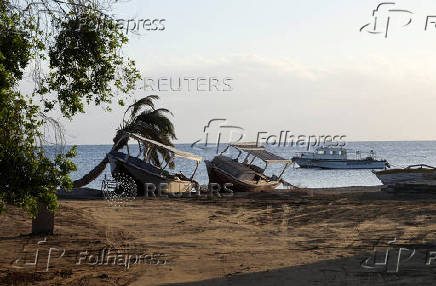 Marsa Alam off Egypt's Red Sea coast, one day after a tourist boat capsized in the area