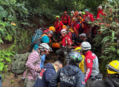 Plane crash in Escazu, outside San Jose