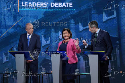 Final General Election 2024 leaders' debate, in Dublin