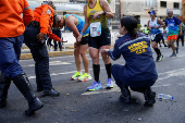 Venezuelans participate in the 9th CAF Caracas Marathon 2025, in Caracas