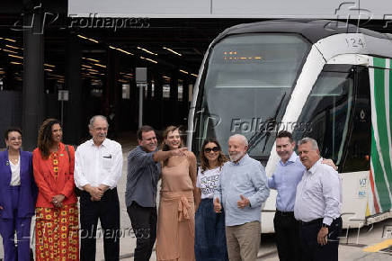 Lula durante evento de inaugurao de terminal no RJ