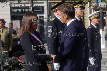 French President Macron commemorates 80th anniversary of the Liberation of Paris