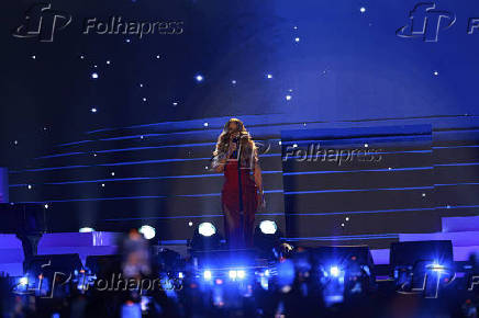 Show da cantora Mariah Carey em So Paulo.