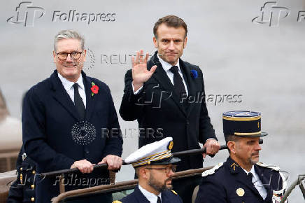 Commemorations of the 106th anniversary of WWI Armistice in Paris