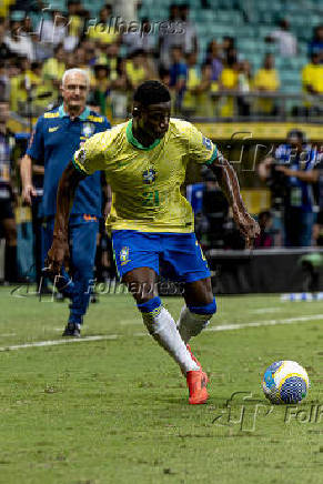 Partida entre brasil e uruguai pela eliminatrias para a copa 2026.