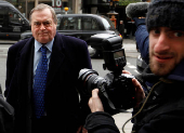 FILE PHOTO: Britain's former Deputy Prime Minister John Prescott, returns to the Leveson Inquiry into the culture, practices and ethics of the media at the High Court in central London