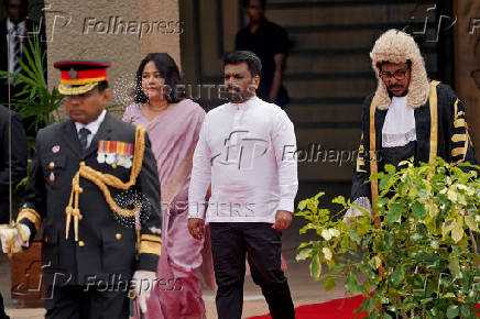 Opening of the new session of parliament, in Colombo