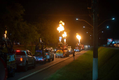 Carreata de fogo ilumina as ruas de Venncio Aires