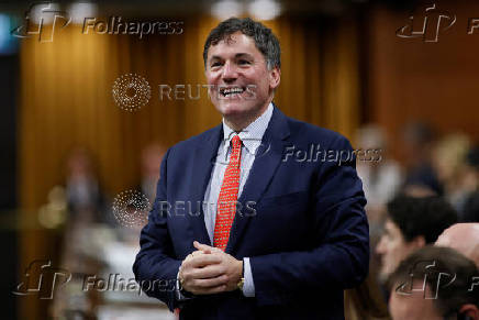 Canada's Minister of Public Safety, Democratic Institutions and Intergovernmental Affairs Dominic LeBlanc speaks during Question Period in the House of Commons on Parliament Hill in Ottawa