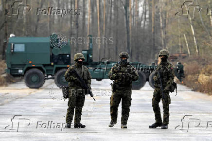 Patriot air-defence system in Poland reaches its initial operational readiness at the military base in Sochaczew