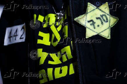 Protest against the government and to show support for the hostages who were kidnapped during the deadly October 7, 2023 attack, in Tel Aviv