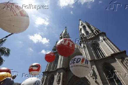 Folhapress Fotos Centrais Sindicais Protestam Contra A Entrada Em