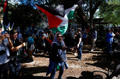 Pro-Palestinian protesters gather in Orlando