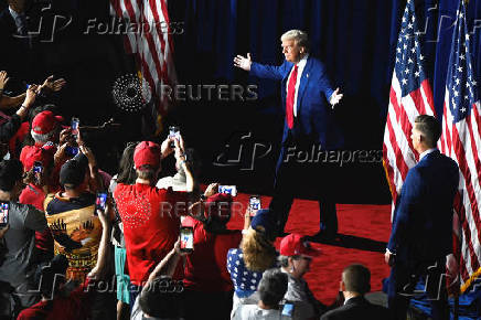 Republican presidential nominee and former U.S. President Trump holds a town hall event in La Crosse