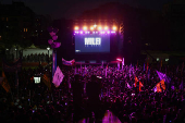 Argentine President Javier Milei holds rally in Buenos Aires to launch his party nationally