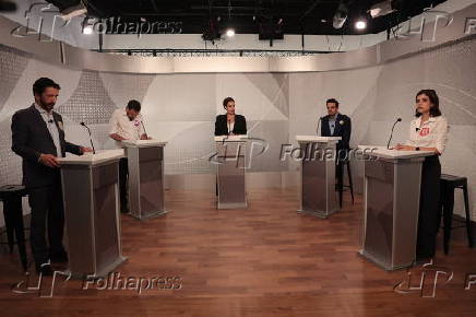 Debate Folha/UOL entre os candidatos  Prefeitura de SP