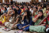 Diwali celebrations at Neasden Temple in London