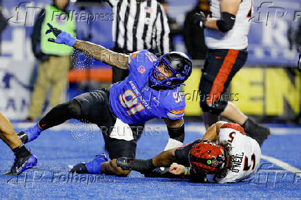 NCAA Football: San Diego State at Boise State