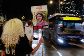 Protest against Israeli government's management of the ongoing conflict in Gaza and to show support for the hostages, in Tel Aviv