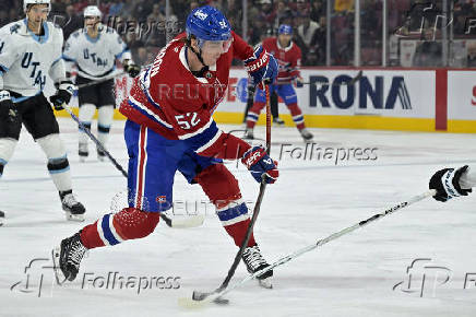 NHL: Utah at Montreal Canadiens