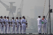 Three Indian Navy warships commissioned in Mumbai