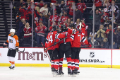 NHL: Philadelphia Flyers at New Jersey Devils